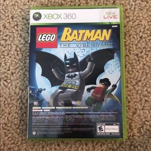 XBOX 360 games, Batman the video game and Pure.